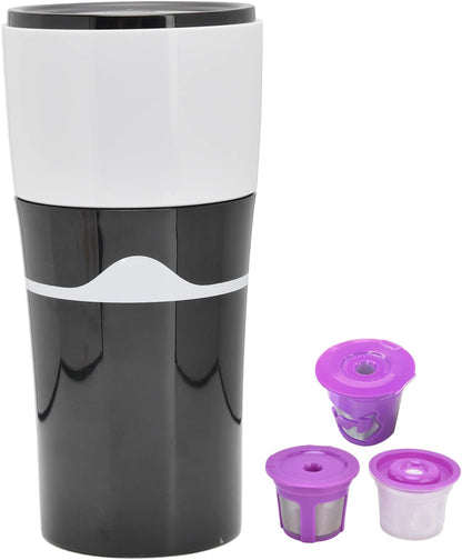 TOPINCN Coffee Maker, Outdoor Coffee Pot Machine, Cold Brew Travel Drip Filter Coffee Machine, Portable Hand Pour 450Ml