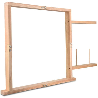 Cross Stitch Frame Large Tufting Frame for Carpet Making, Rug Punch Needle, 60x60/90*90cm(60cm x 60cm)
