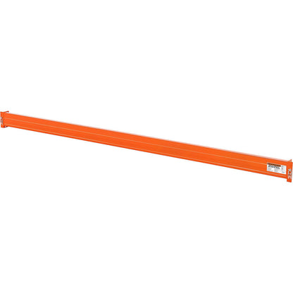 Global Industrial Unslotted Pallet Rack Beam, 120" L x 5-1/2"H, 5630 lbs Capacity, Set of 2