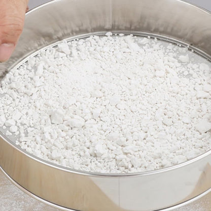 PRETYZOOM Stainless Steel Fine Mesh Flour Sifter 11.81 Inch Handheld Round Sieve Strainer for Baking Cake Bread Pastry Sugar Kitchen Tool