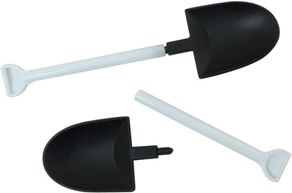 50pcs Disposable Plastic Mini Ice Cream Spoons, Shovel Shape Dessert Spoons, Party Supplies