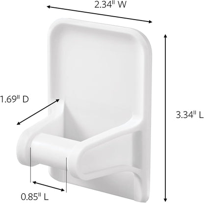 Command Spray Bottle Hangers, White/Gray, 2