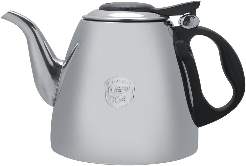 Tea Kettle Stovetop, 1.5L Stainless Steel Teapot with Heat Resistant Handle for Tea & Coffee (1.5L)