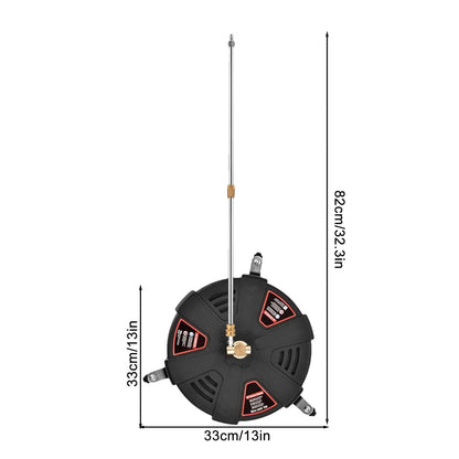 TRELVEX Pressure Washer Surfaces Cleaner | Surfaces Cleaner Attachment | Rotating Surfaces Cleaner | Driveway Surfaces Cleaner, Deck Pressure Washer Attachment, Concrete Cleaner for Pressure Washer