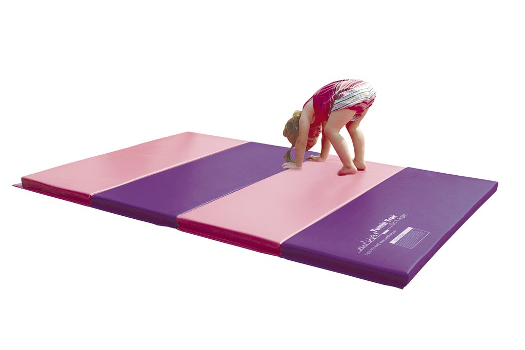 Tumbl Trak JILL Mat, 4ft x 6ft, Pink & Purple