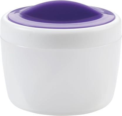 Fondant Dusting Pouch & Powder Container, Non-Stick Powder Puff Cup for Cornstarch, Icing Sugar, Flour | Essential Baking & Cake Decorating Tool for Fondant Work, Gum Paste & Cookies