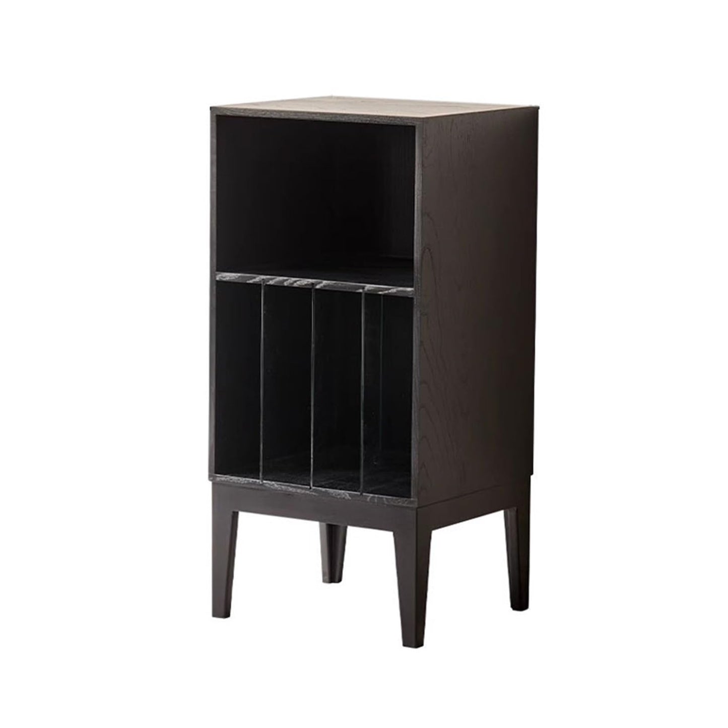XJOYSL7921 DVD Storage Storage Rack Multi-functional Vinyls Record Storage Cabinet Wooden Display End Table for Living Room Bedroom CD Rack Tower