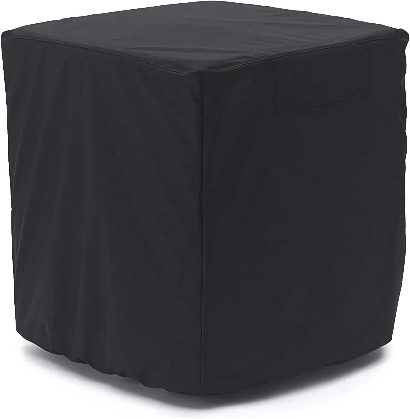 STARTWO Air Conditioner Cover for Outside Units, Durable Waterproof Square AC Cover with Windproof Buckles, Black