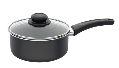 GoodCook Everyday Nonstick Sauce Pan w/Lid, 2 Quart, Black