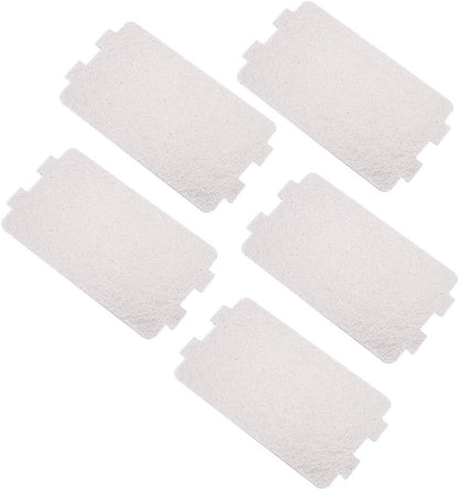 Garosa 5Pcs Microwave Oven Mica Plate Sheet, Microwave Waveguide Cover Replacement Repairing Accessory for Kitchen
