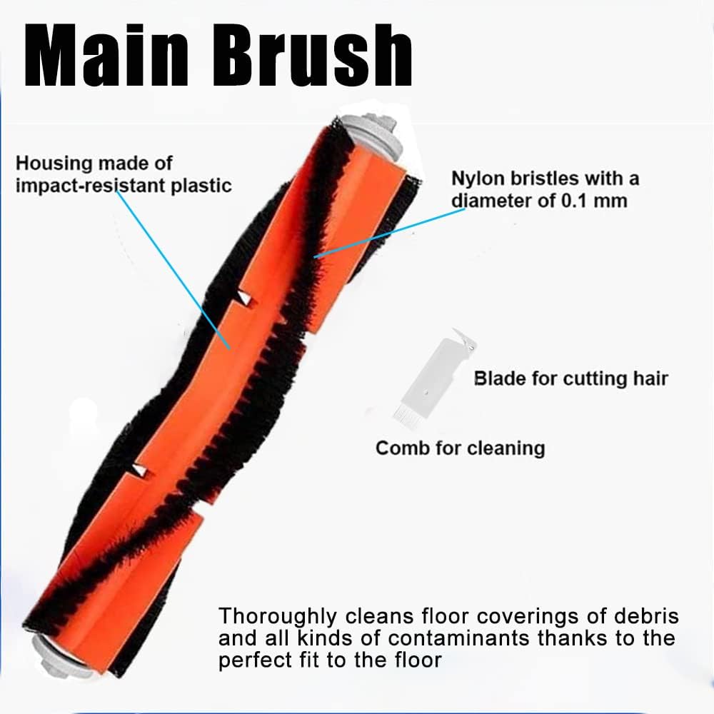 Chuancheng 20Pcs Accessories Kit for Dreame Bot Z10 Pro L10 Plus Vacuum Cleaner, Includes Brushes, Filters, Mop Cloths