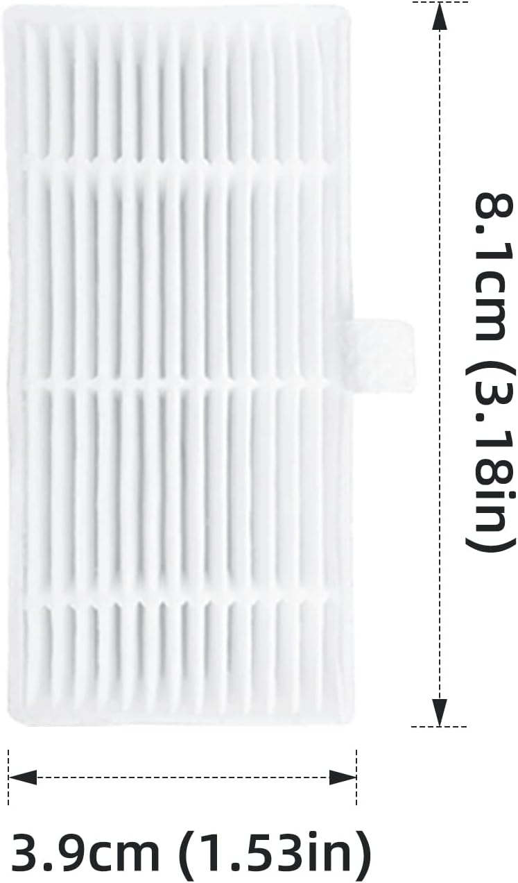 10 PCS Replacement Parts for MAMNV/ZCWA BR151, BR150, MANVINS G20, GTTVO/ONSON/KILGONE Robot Vacuum Mop Accessories