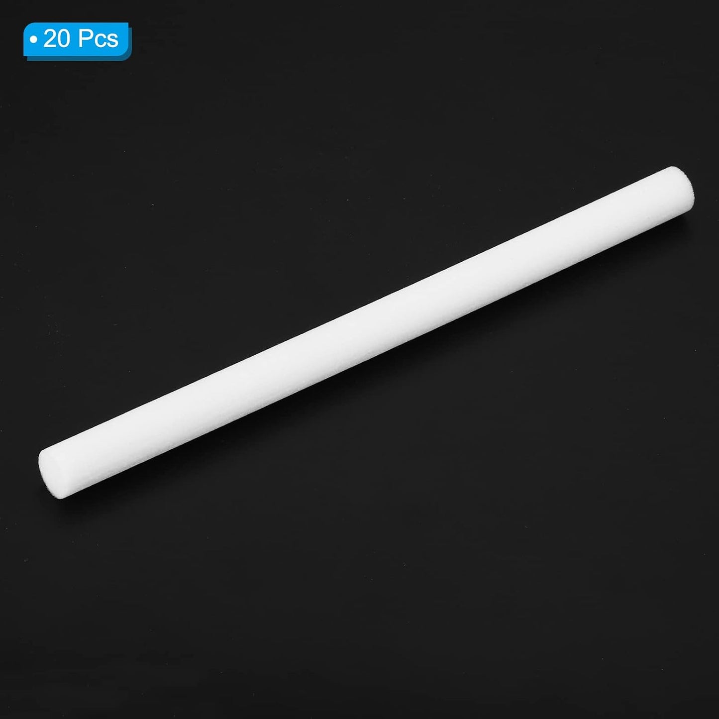 PATIKIL 20 Pcs Humidifier Cotton Filter Sticks, Refill Wicks Replacement for USB Mini Humidifiers (6.3'' x 0.39'')
