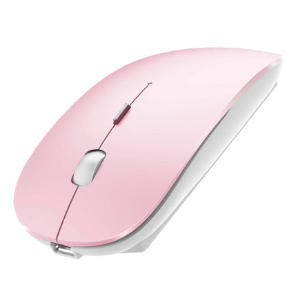 Bluetooth Wireless Mouse for Laptop mac MacBook ipad MacBook air MacBook pro pc Desktop Computer Windows Chromebook Notebook (Silver)