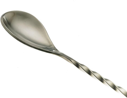 Barfly Teardrop Bar Spoon, 19 5/8" (50 cm) Stainless Steel End