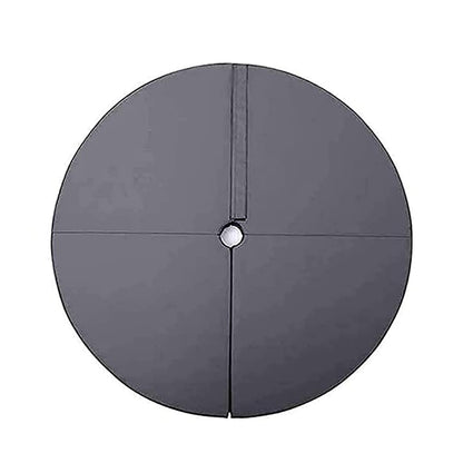 Dxcaicc Pole Dance Mat Round Folding Portable Pole Dance Crash Mat for Beginner Fitness Gymnastic Stripper Pole Safety Padding,Black,Thickness 5cm