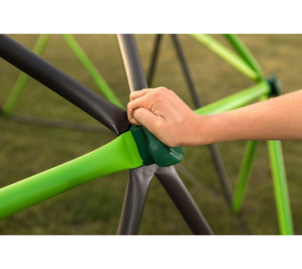Lifetime 90951 Geometric Dome Climber Jungle Gym, 5.5' High x 11' Wide, Mantis Green & Bronze, 66-Inch
