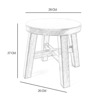 YWMLFZ Wooden Stool，Choice Products Person Circular Outdoor Wooden Picnic Table ，Artistic