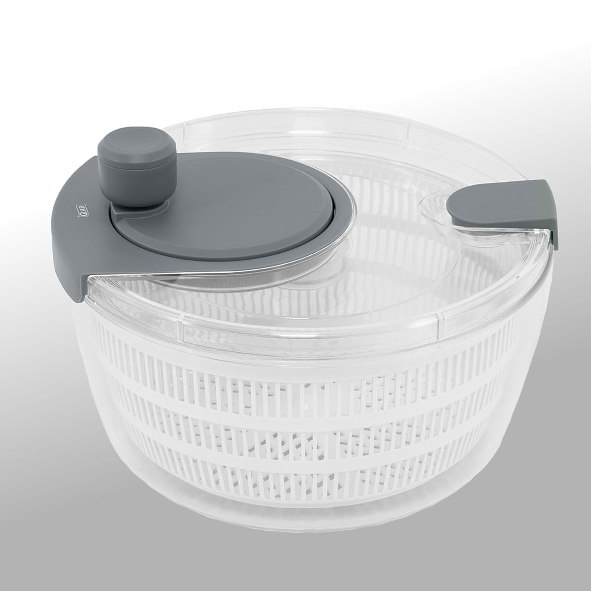 Glad Salad Spinner, 4.2 Quarts - Dishwasher Safe Lettuce Spinner, Fruit Washer, and Vegetable Strainer - Colander, Toss & Serve Bowl, and Locking Lid, Heavy Duty Plastic