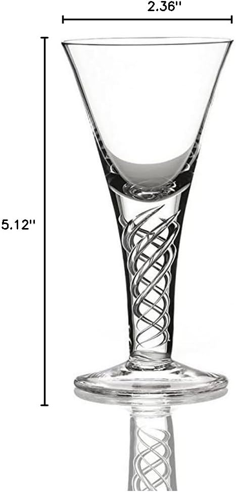 Burns Crystal The Jacobite Dram Whisky Toasting Glass, 2 floz