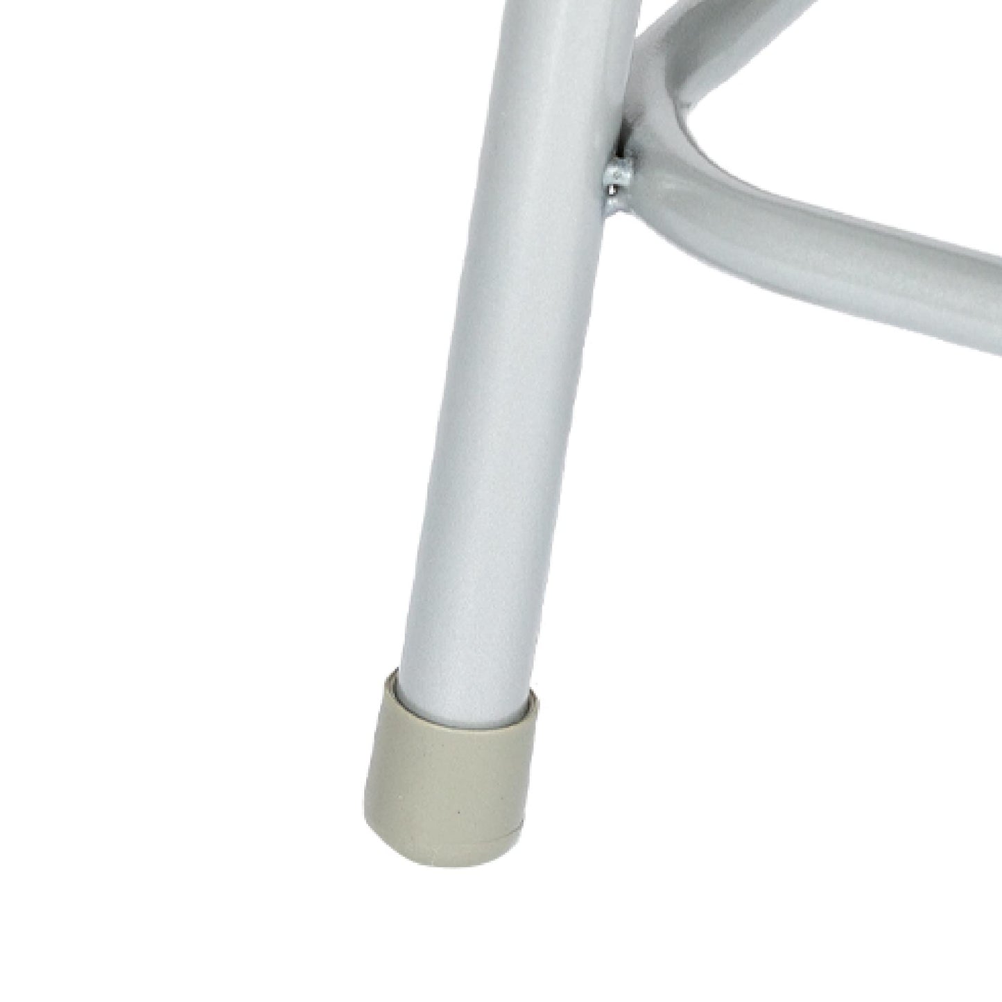OEF Furnishings OEF6324B/2 Premium Commercial-Grade All-Purpose Square Stool with Backrest (24-inch Height, Gray Frame, Masonite Wood Seat, 2-Pack)