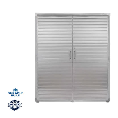 Heavy-Duty Commercial Storage Cabinet (Granite Gray, 60" W x 24" D x 72" H)