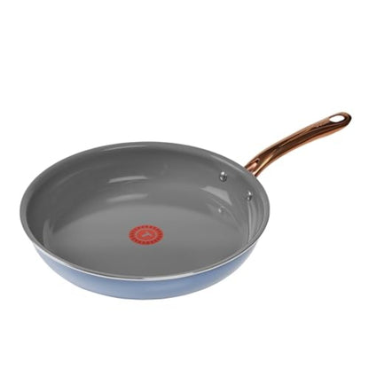 T-Fal Preserve Ceramic Nonstick Frying Pan Skillet 12-inch, Oven Broiler Safe up to 350°F Cookware, InoCeram Glide Technology, Frying Pan, Skillet Pots & Pans, Blue