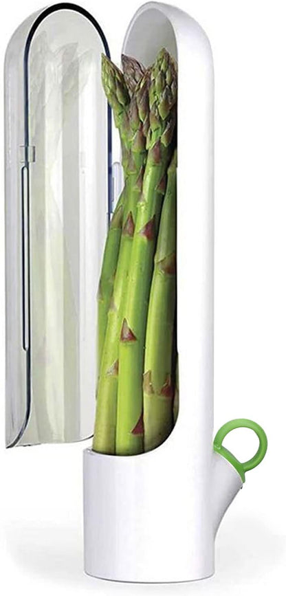 Herb Keeper Savor Pod, Fresh Herb Container for Cilantro, Mint, Parsley, Asparagus - 1Pc Storage Cup