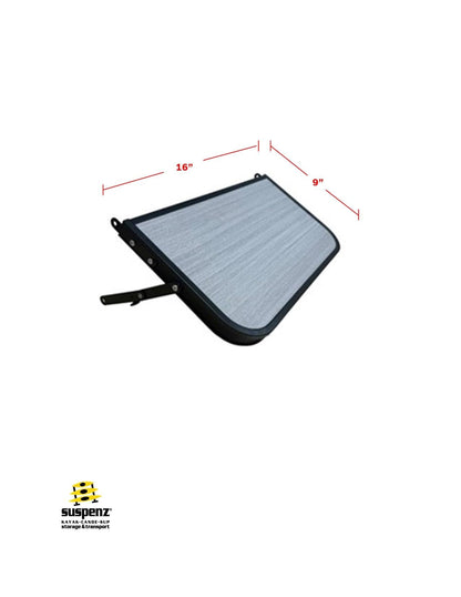 Suspenz Yellowfin Kayak and Canoe Rigging Stations with Side Tables, Fishing Kayak Work Stands, Indoor & Outdoor Use, Canvas Slings, 350 lbs Load Capacity (55-0141)