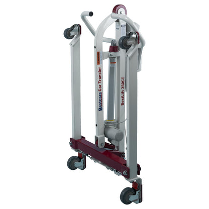 Bestcare PL350CT Mobile Electric Floor Lift - 350 lb Capacity | Compact and Foldable Design | Ideal for Car Transfers, Wheelchairs, and Beds | Easy-to-Use Portable Patient Lift