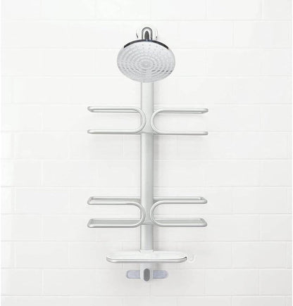 OXO Good Grips Shower Caddy - 3-Tier Aluminum Design for Organized Bathroom Storage