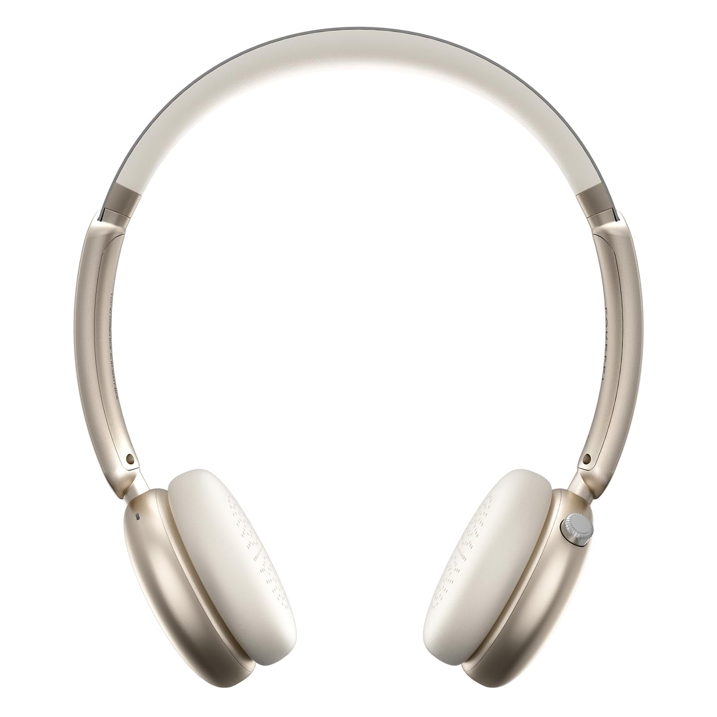 LORELEI Q60 Wireless Bluetooth On-Ear Headphones Lightweight ，Built-in Micphone, 40 Hours Up Battery Life, Bass Mode, Memory Earmuffs (Starlight)