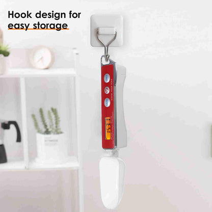 Kitchen Digital Measuring Spoon Food Scale, Digital Spoon Scale Electronic Measuring Spoon Scale Kitchen Food Tare Capacity 0.05g to 500g g, Digital Food Measuring Scoop Scale for Cooking (Red)