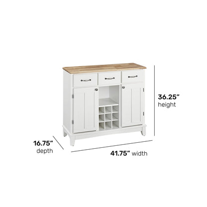 Homestyles Buffet of Buffets Off-White Buffet Server