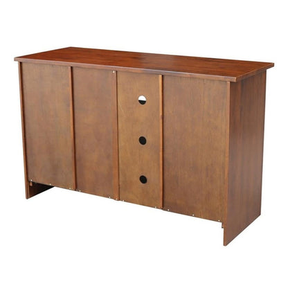 International Concepts Entertainment 48" TV Stand with 2 Doors in Brown
