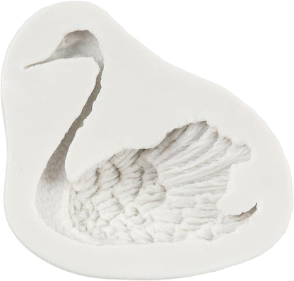 Swan Silicone Fondant Molds for Chocolate, Cupcake Topper, Cake Decoration, Candy Polymer Clay