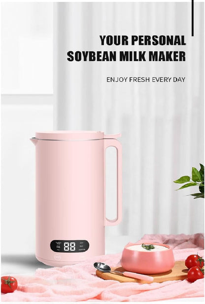 Mini Electric Soybean Milk Maker, Automatic Soy Milk Machine, Fruit Juicer, Food Blender, 110V, 350ml