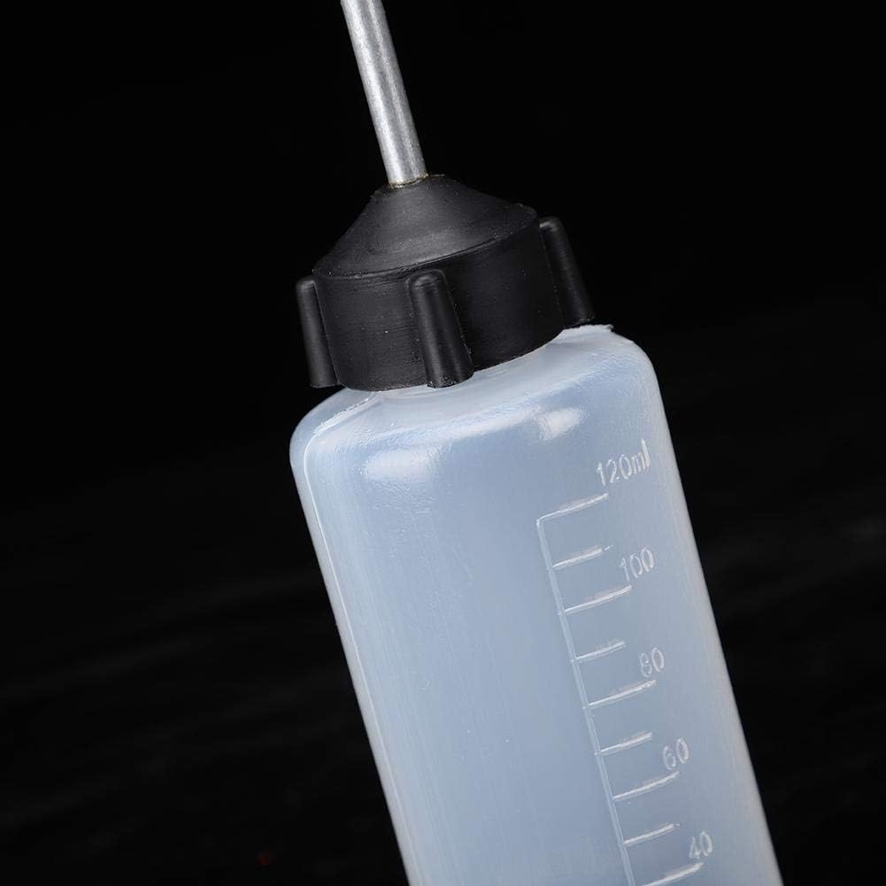 HEEPDD 5Pcs Sewing Machine Oil Dispenser, 120mL Precision Oil Bottle with Lengthened Nut Tip for Lubricating Machines
