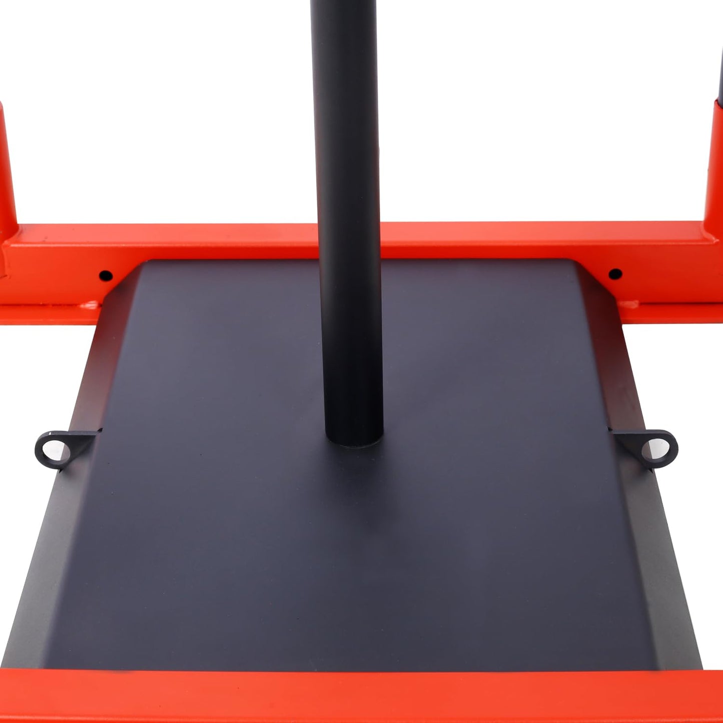 Heavy-Duty Weight Sled - Black+Red Steel Fitness Training Equipment for Strength & Speed