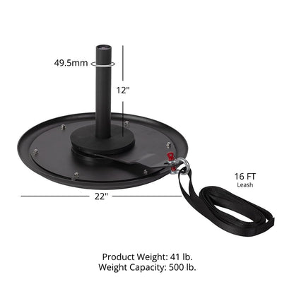 Titan Fitness 360 Degree Weight Sled, Multi-Directional Training for Strength, Speed & Endurance, No Unclipping or Resetting, Multi-Surface Sleds for Training, Fitness Sled Gym Equipment