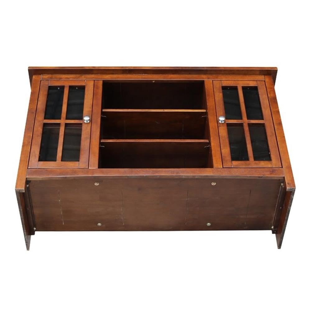 International Concepts Entertainment 48" TV Stand with 2 Doors in Brown
