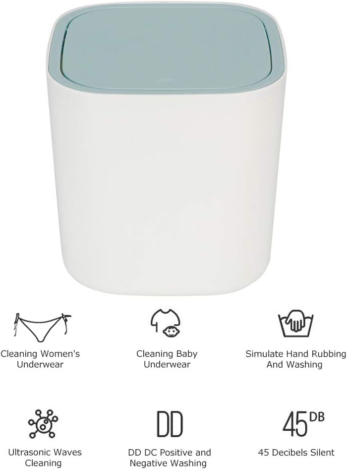 Ejoyous Mini Washing Machine, 3.8L USB Powered Desktop Laundry Washer for Home, Apartment, RVs, Outdoor Camping Travel