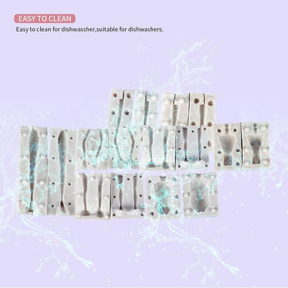 7 Packs Dolls Body Leg Arm Model - Silicone Fondant Molds for DIY Cake Decorating Supplies