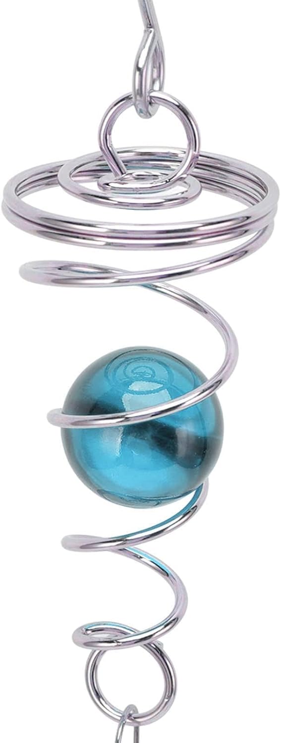 Wind Spinners for Yard and Garden, 2 Pieces Gazing Balls with Metal Stand on Clearance