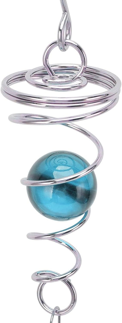 Wind Spinners for Yard and Garden, 2 Pieces Gazing Balls with Metal Stand on Clearance