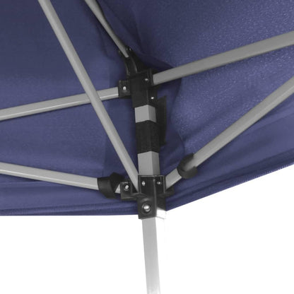 Xhnifbn Hexagonal 6-Sided Dark Blue Pop-Up Gazebo 11.8x10.2 ft, Steel Frame Screen Canopy with Sidewalls for Backyard, Camping, Party & Patio Shade Shelter