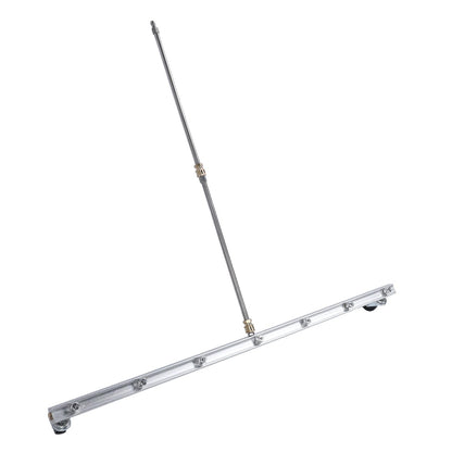 39.37inch Pressure Washer Cleaner, Power Pressure Washer Attachment, Stainless Steel Water Broom with 1/4inch Quick Connector, Surface Cleaner for Household and Business Use (for Undercarriage