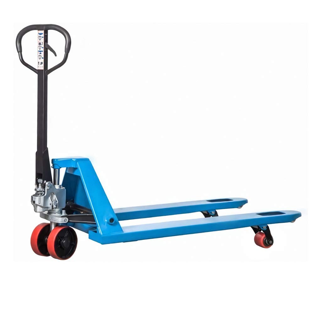 DAZONE Heavy Duty Pallet Jack Truck M30, Manual Pallet Jack 6600 lb. Hand Pallet Truck 27"x 48" for Loading, Unloading and Handling palletized Goods in Warehouse Dock Supermarket Workshops and Homes