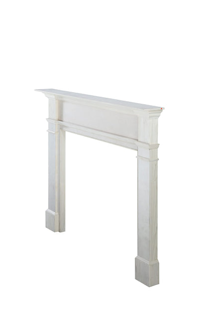Pearl Mantels ARYB56120 Bold Yet Unpretentious and Homey Wood Mantel Surround, 56", Unfinished