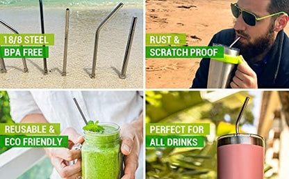 Stainless Steel Straws (Tall)